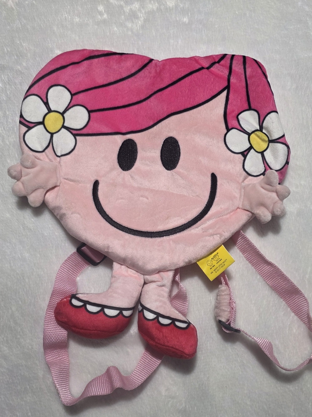 Little Miss Hug Rare Plush Pink Backpack VGUC 2017